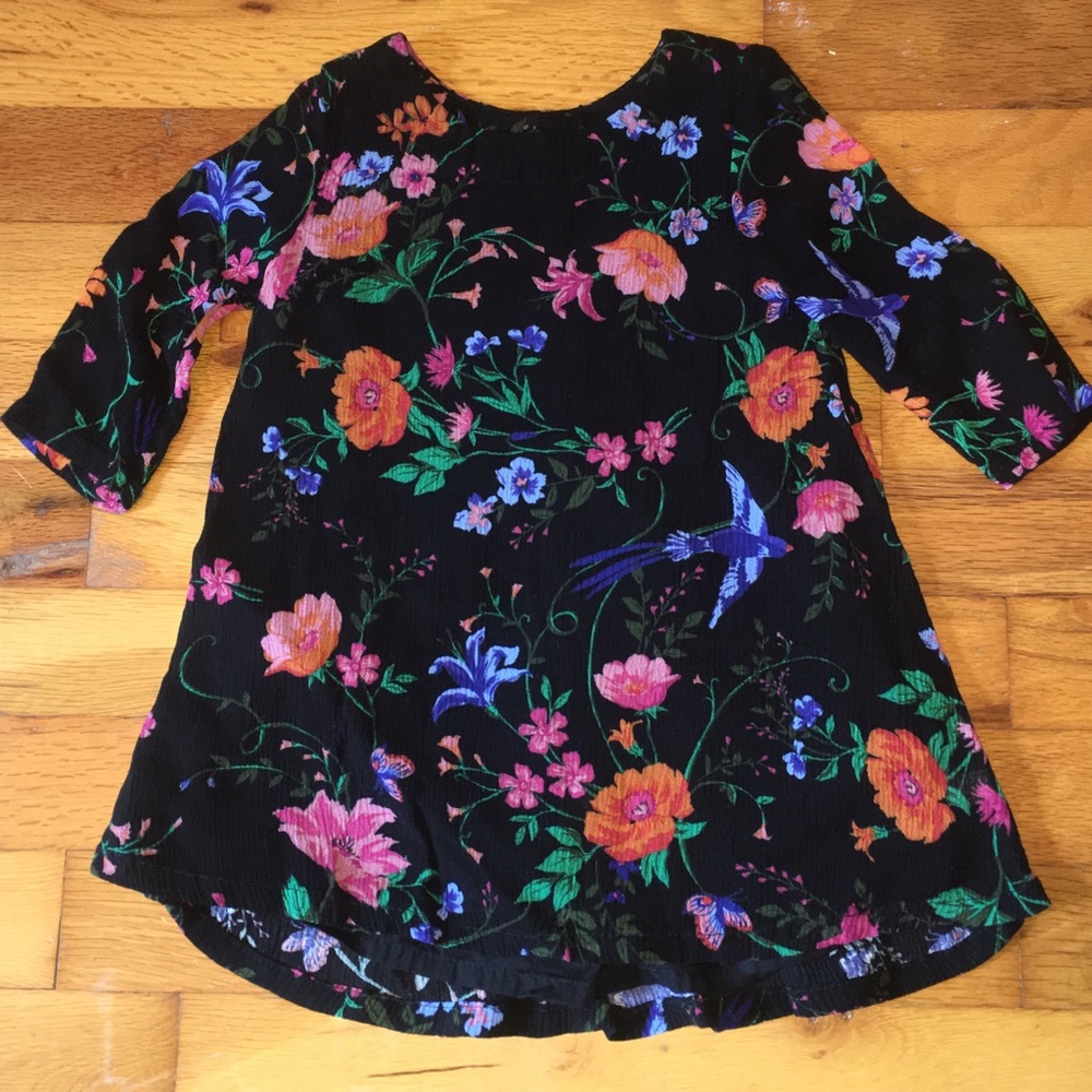 Toddler girls 3/4 sleeved dress